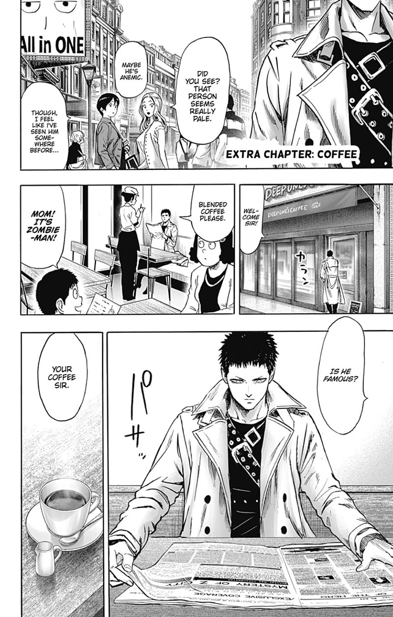One Punch Man Manga Chapter 103.5 page 6 - Coffee | Volume 22 Extras