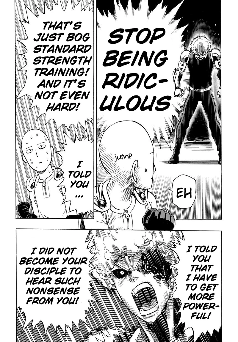 One Punch Man Manga Chapter 11 page 11 - The Key To His Power