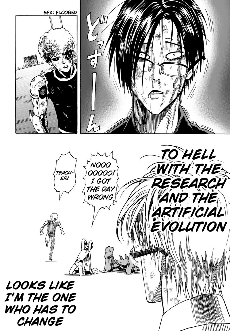 One Punch Man Manga Chapter 11 page 22 - The Key To His Power