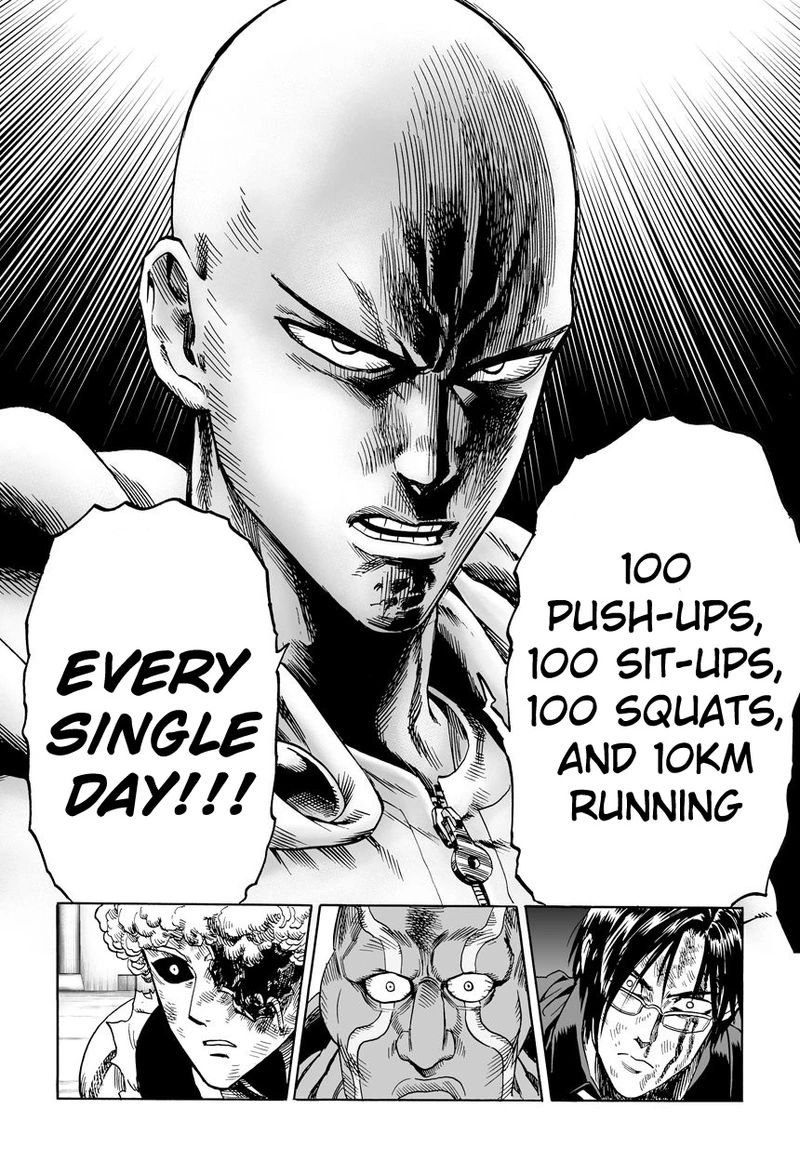 One Punch Man Manga Chapter 11 page 6 - The Key To His Power