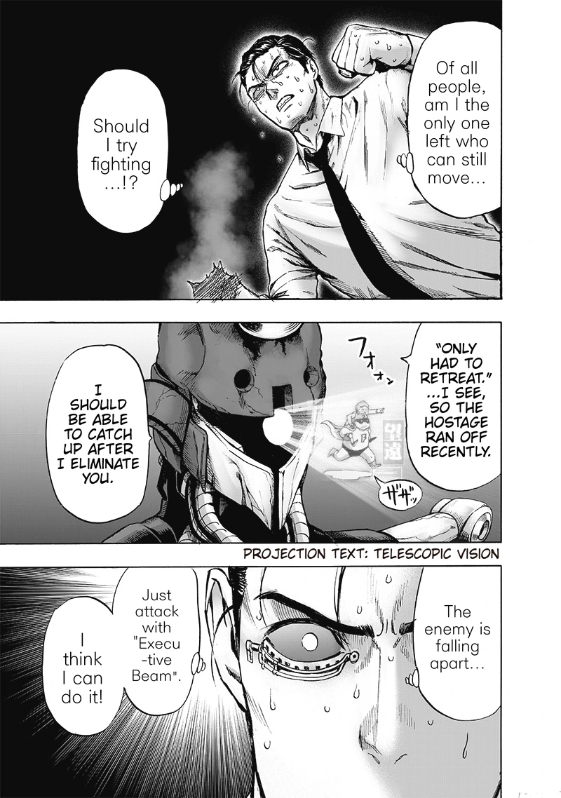 One Punch Man Manga Chapter 119 page 22 - A Glimpse Behind The Scenes