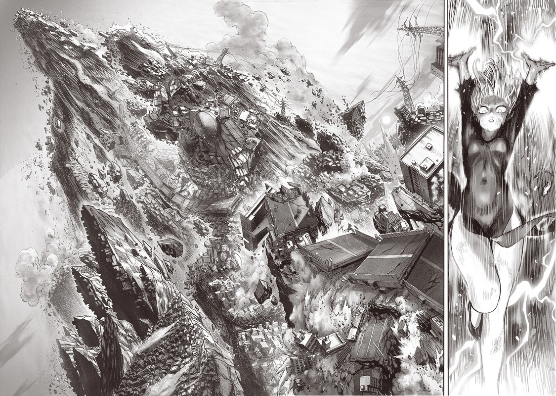 One Punch Man Manga Chapter 130 page 21 - Tatsumaki Full Power