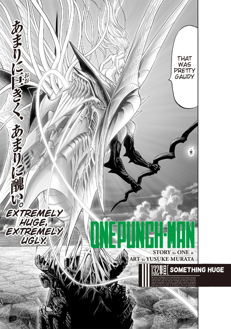 One Punch Man Manga Chapter 132 page 1 - Something Huge