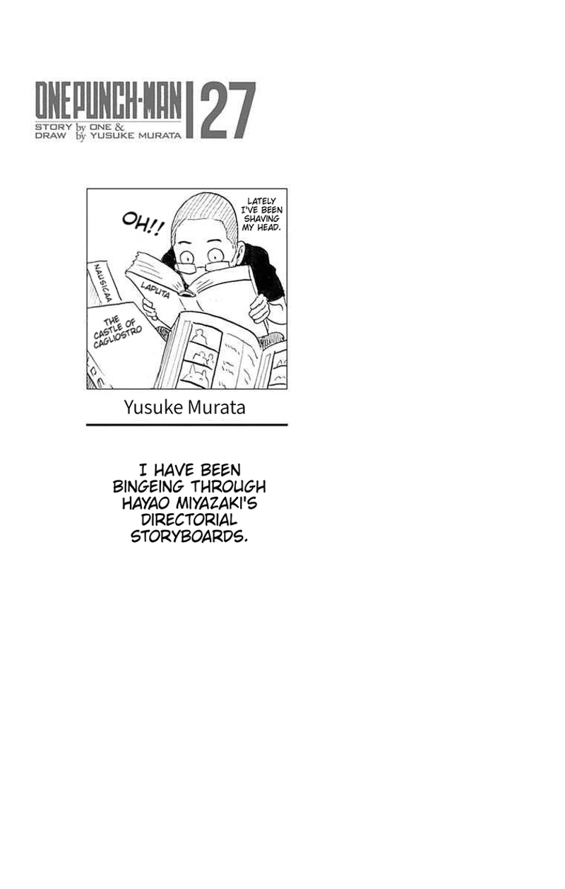 One Punch Man Manga Chapter 133.5 page 9 - Volume 27 Extras