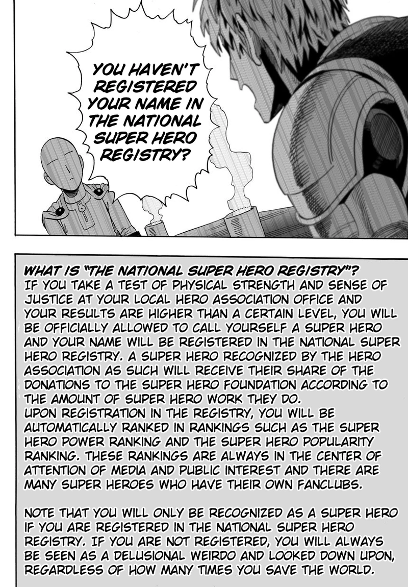 One Punch Man Manga Chapter 15 page 22 - Hobby and Work