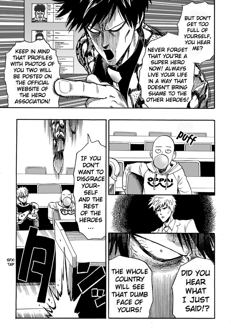 One Punch Man Manga Chapter 16 page 11 - Passed The Exam