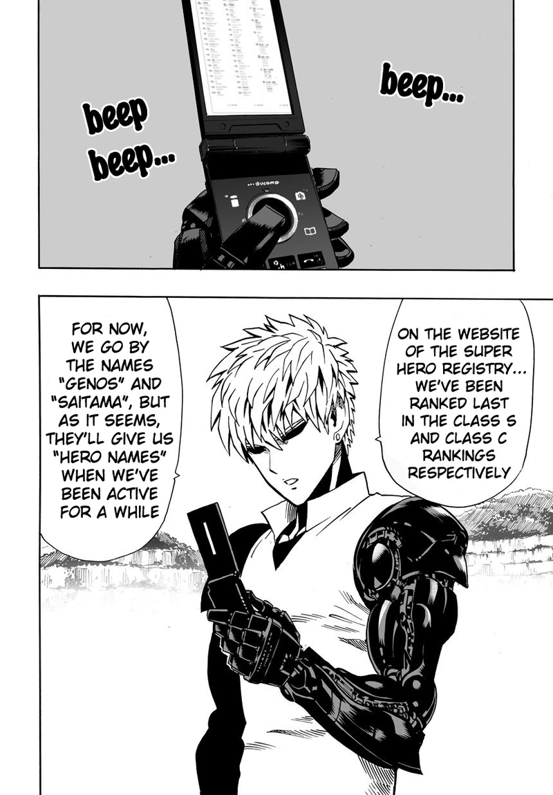 One Punch Man Manga Chapter 17 page 2 - Sparring
