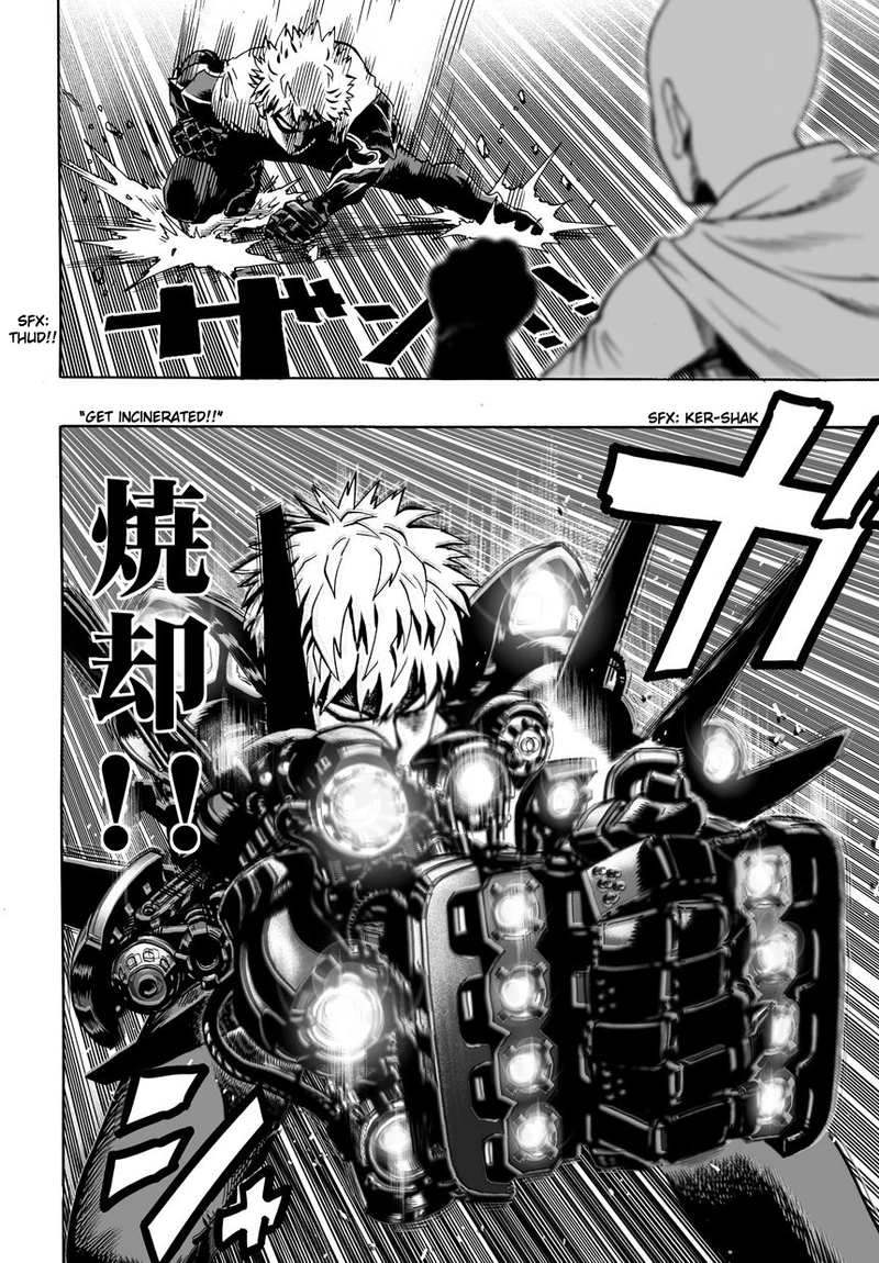 One Punch Man Manga Chapter 17 page 34 - Sparring
