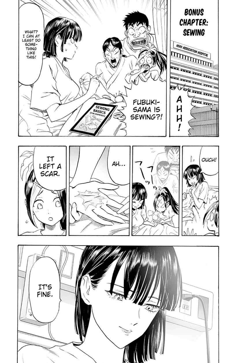 One Punch Man Manga Chapter 170.5 page 5 - Sewing | Volume 34 Extras