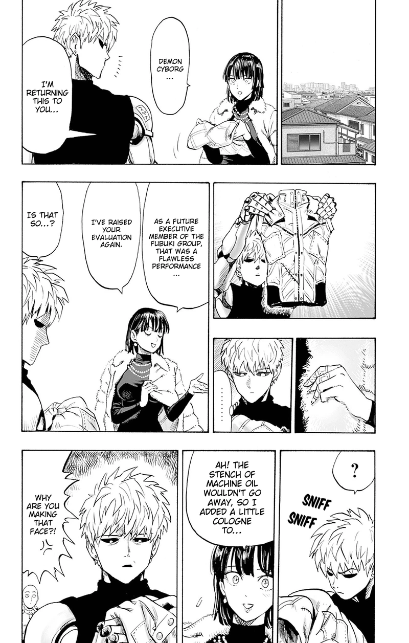 One Punch Man Manga Chapter 170.5 page 6 - Sewing | Volume 34 Extras