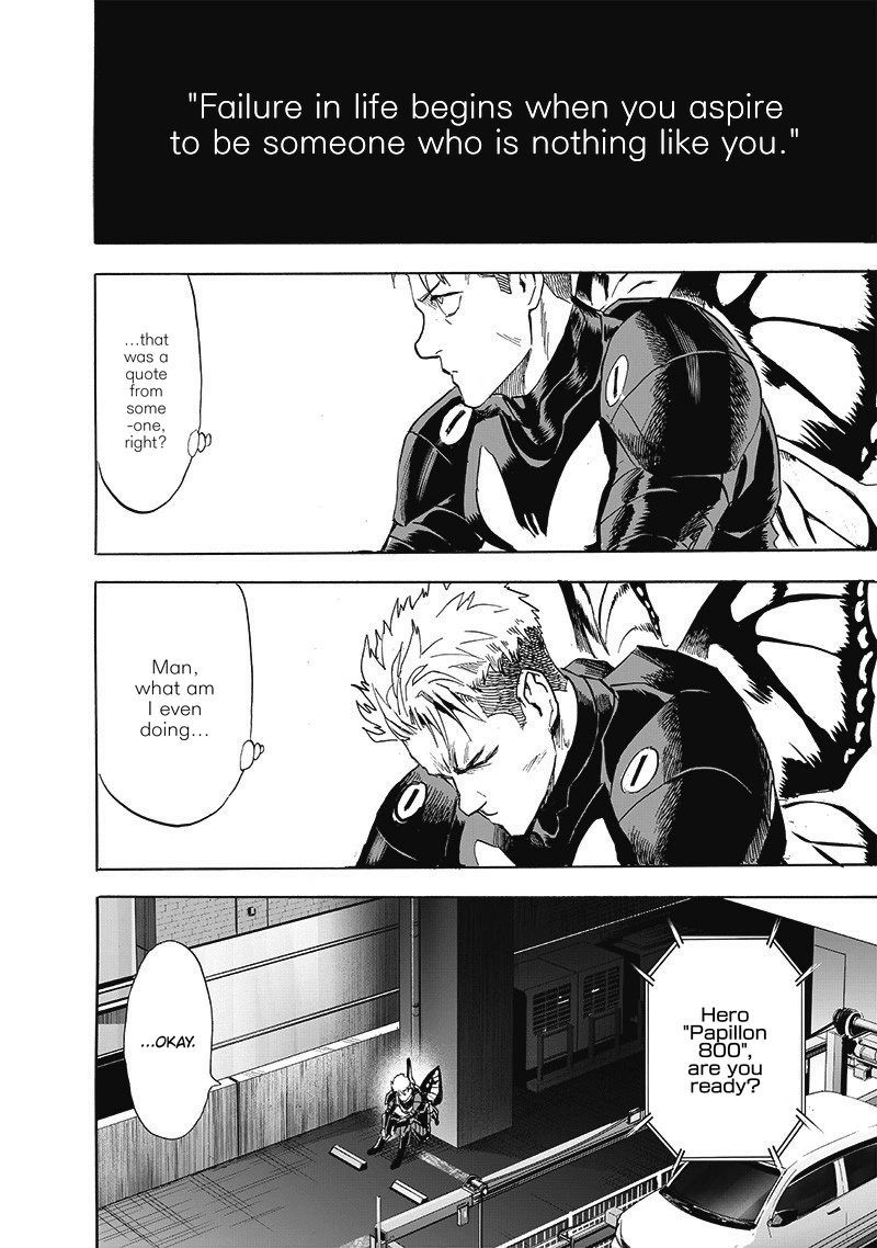 One Punch Man Manga Chapter 187 page 3 - The Butterfly and The Back