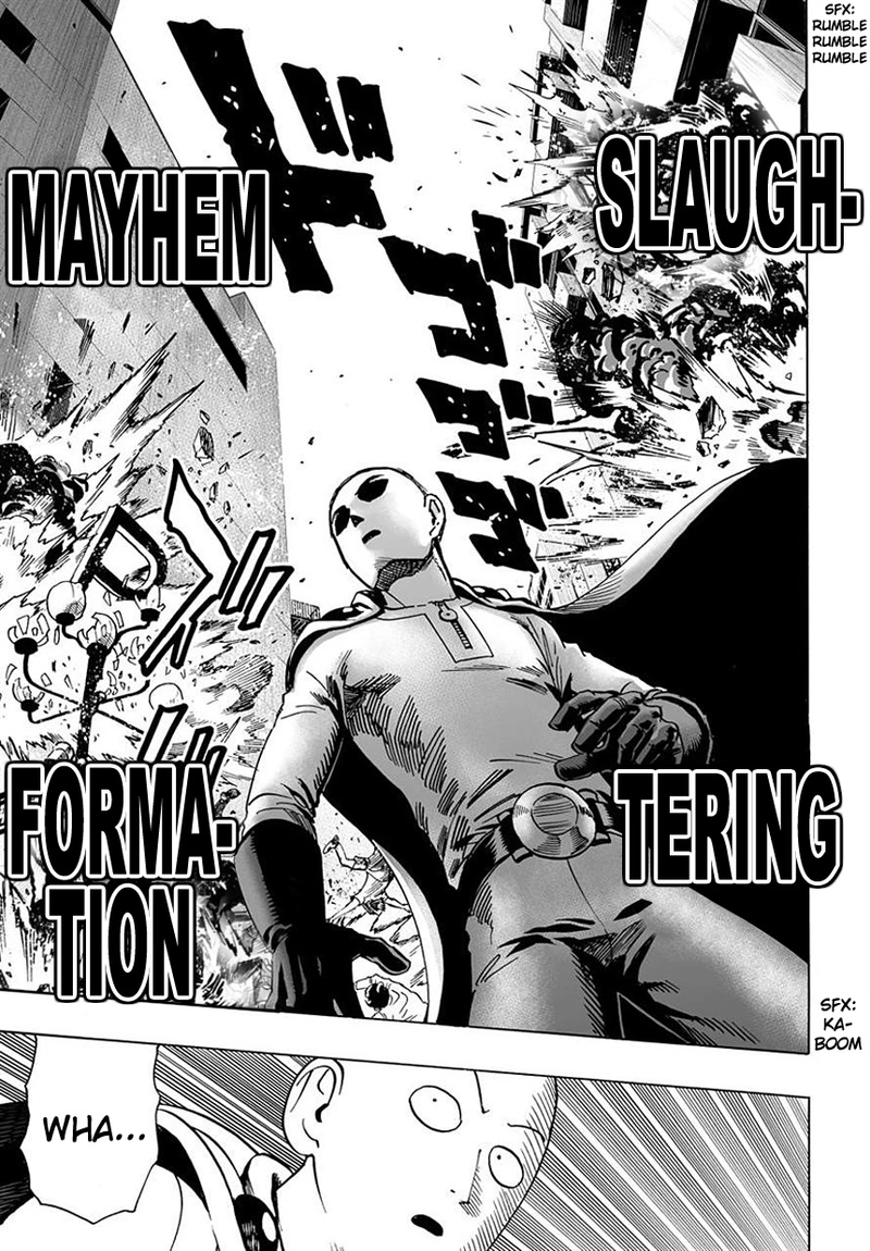 One Punch Man Manga Chapter 19 page 20 - No Time for This