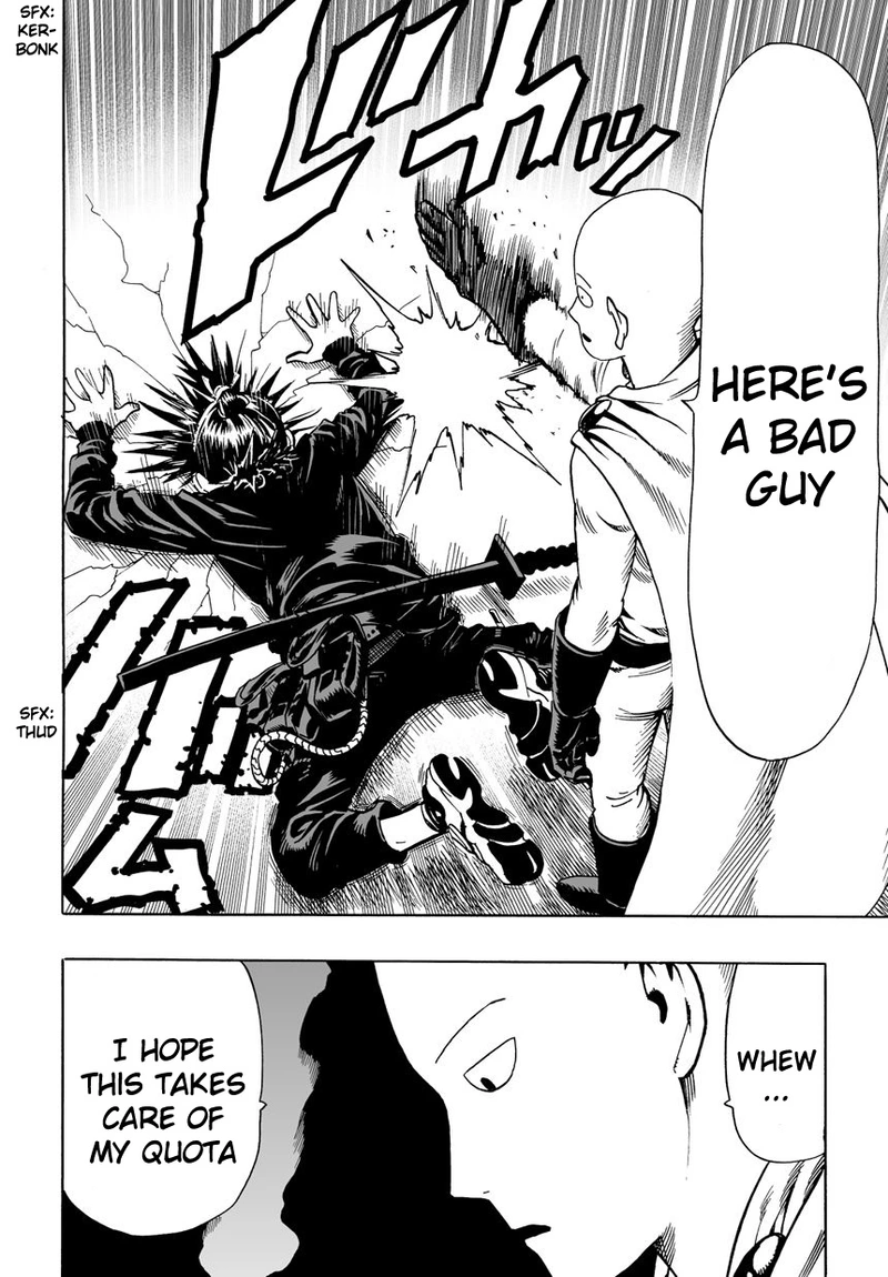One Punch Man Manga Chapter 19 page 25 - No Time for This