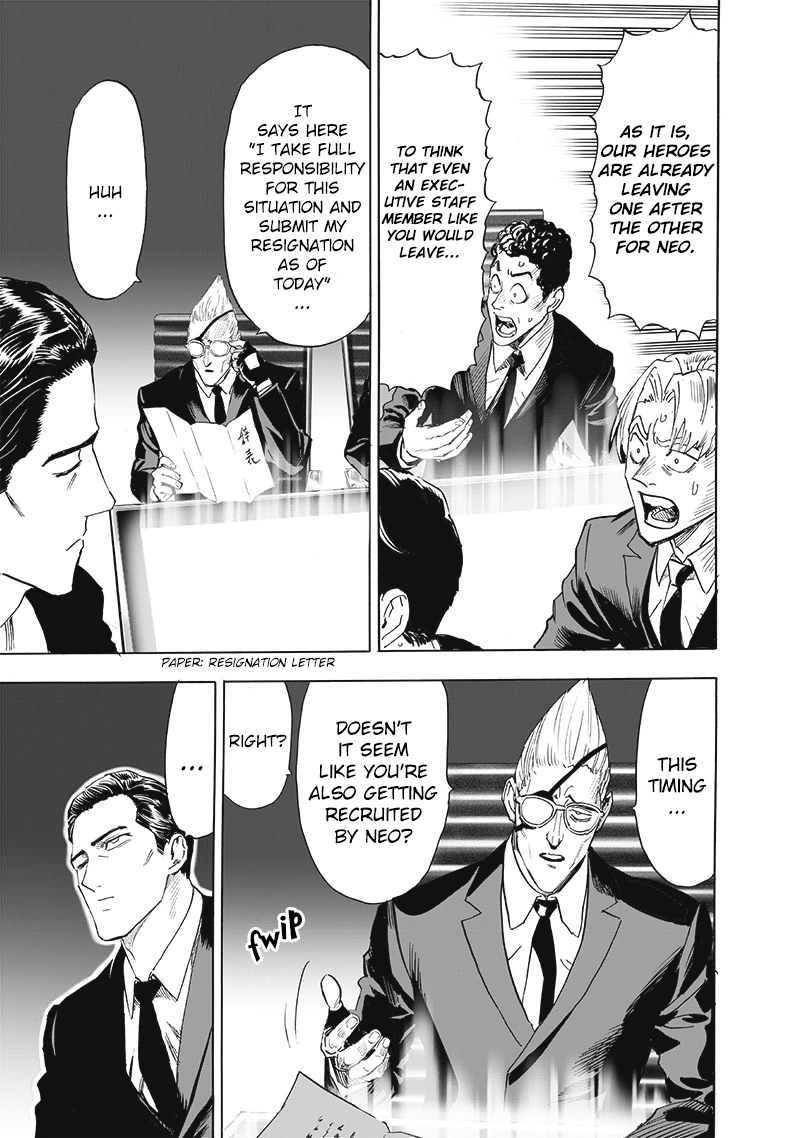 One Punch Man Manga Chapter 191 page 4 - Heroes