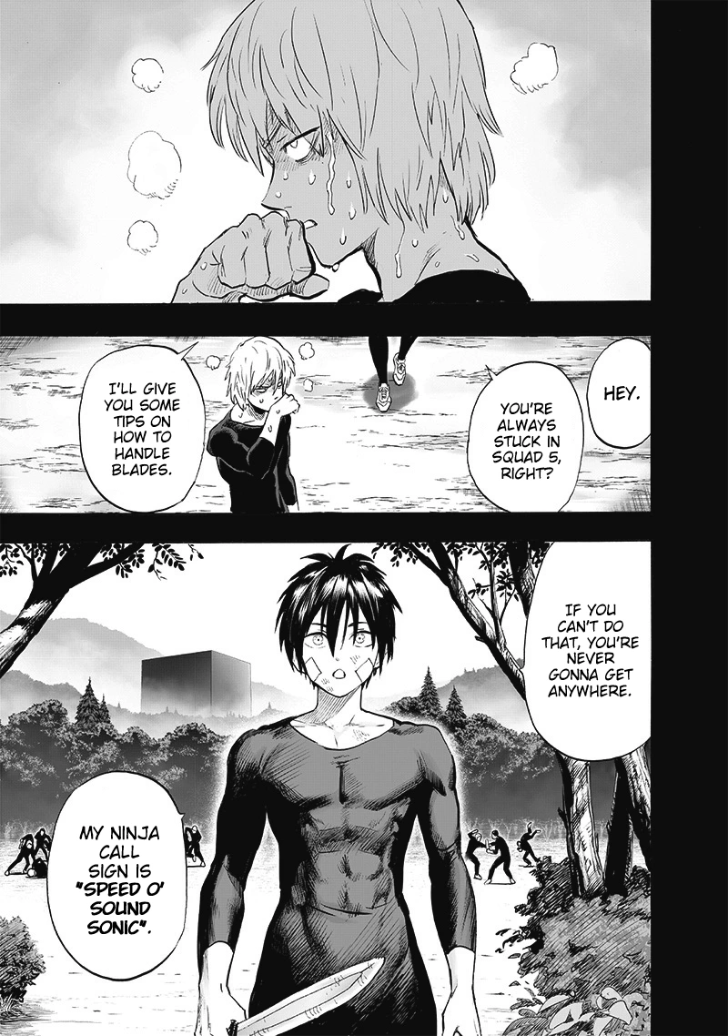 One Punch Man Manga Chapter 196 page 7 - Ninja Village