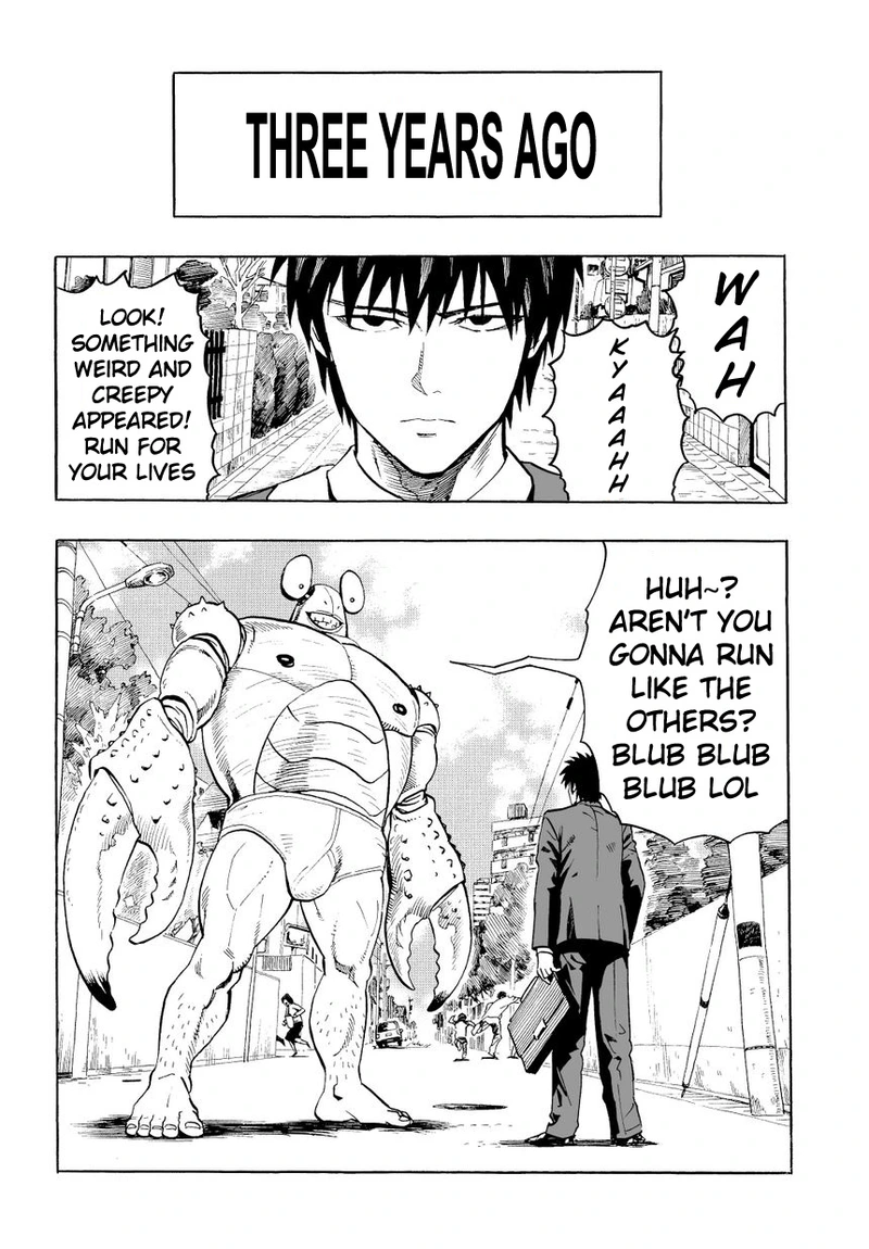 One Punch Man Manga Chapter 2 page 2 - Crab and Job Hunting
