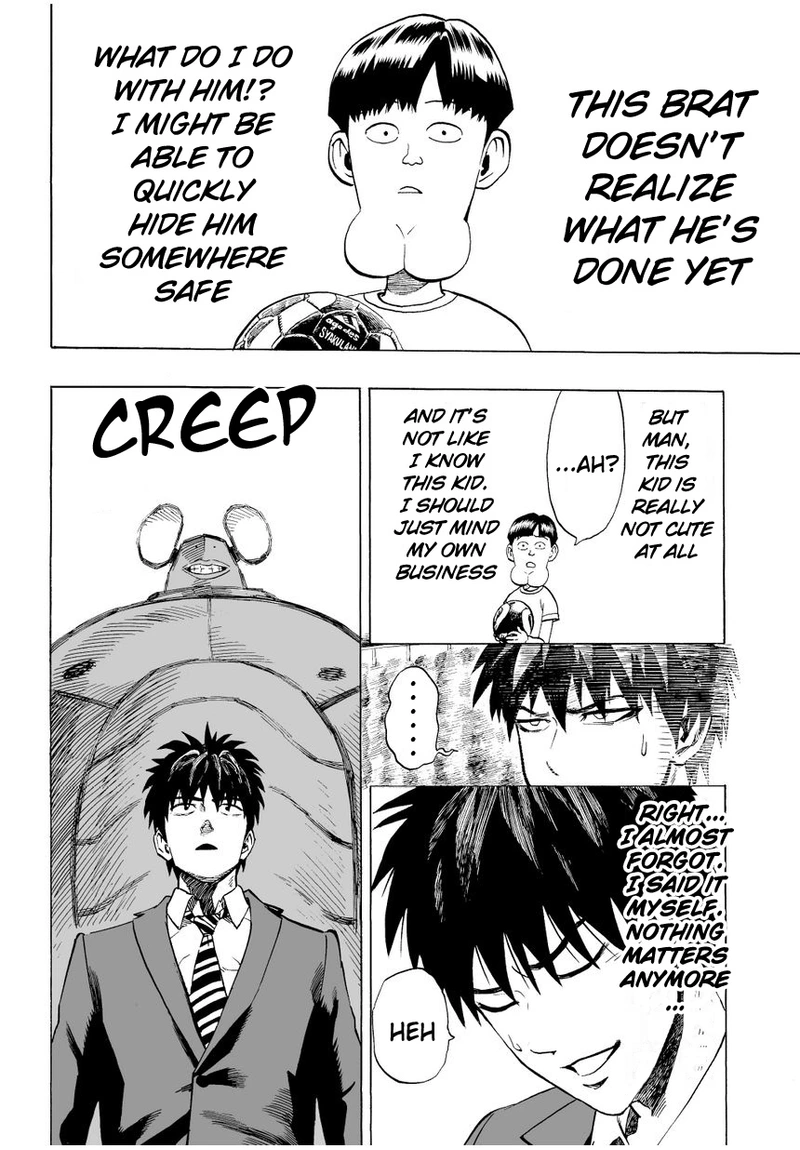 One Punch Man Manga Chapter 2 page 8 - Crab and Job Hunting