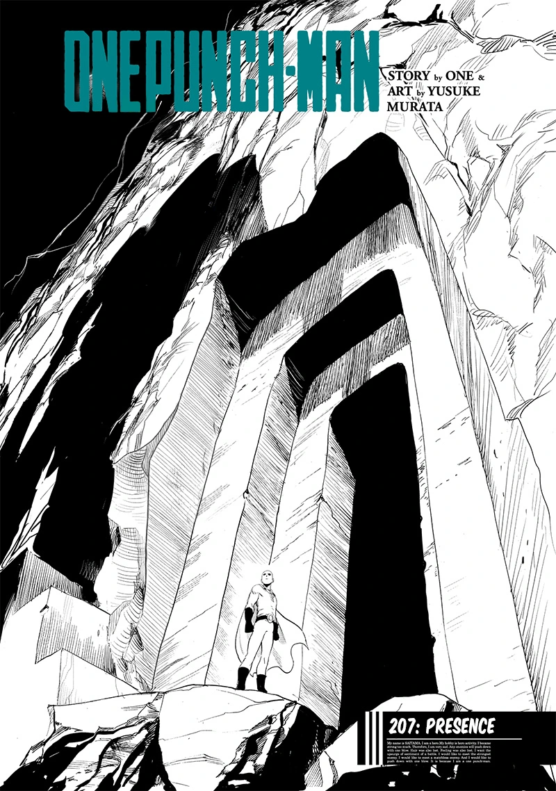 One Punch Man Manga Chapter 207 page 1 - Presence
