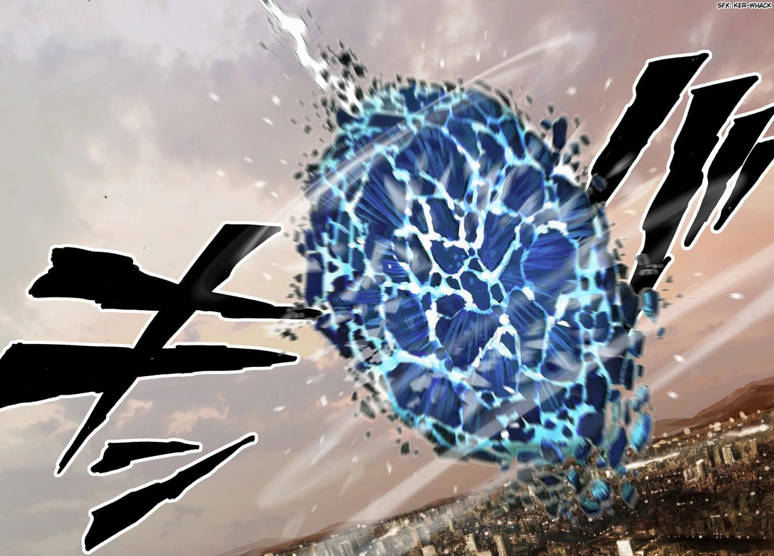 One Punch Man Manga Chapter 21 page 102 - Giant Meteor