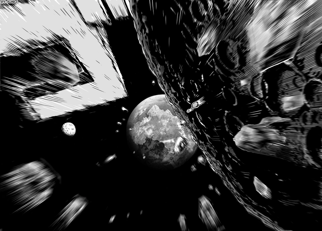 One Punch Man Manga Chapter 21 page 16 - Giant Meteor