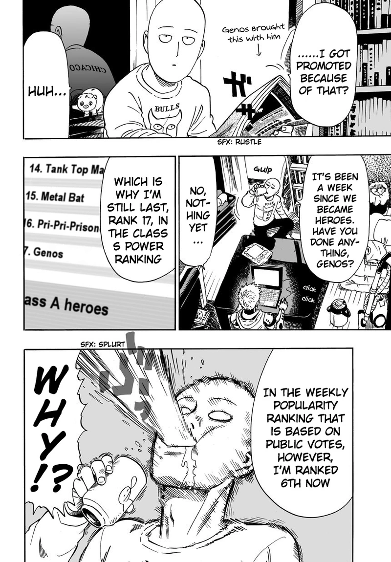 One Punch Man Manga Chapter 21 page 2 - Giant Meteor