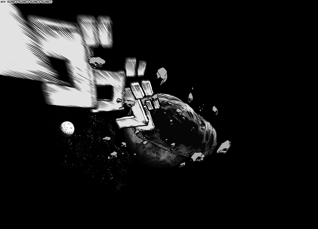 One Punch Man Manga Chapter 21 page 20 - Giant Meteor