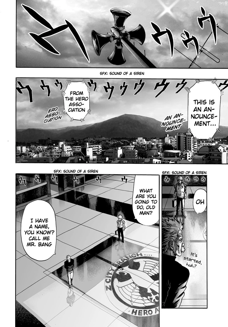 One Punch Man Manga Chapter 21 page 28 - Giant Meteor