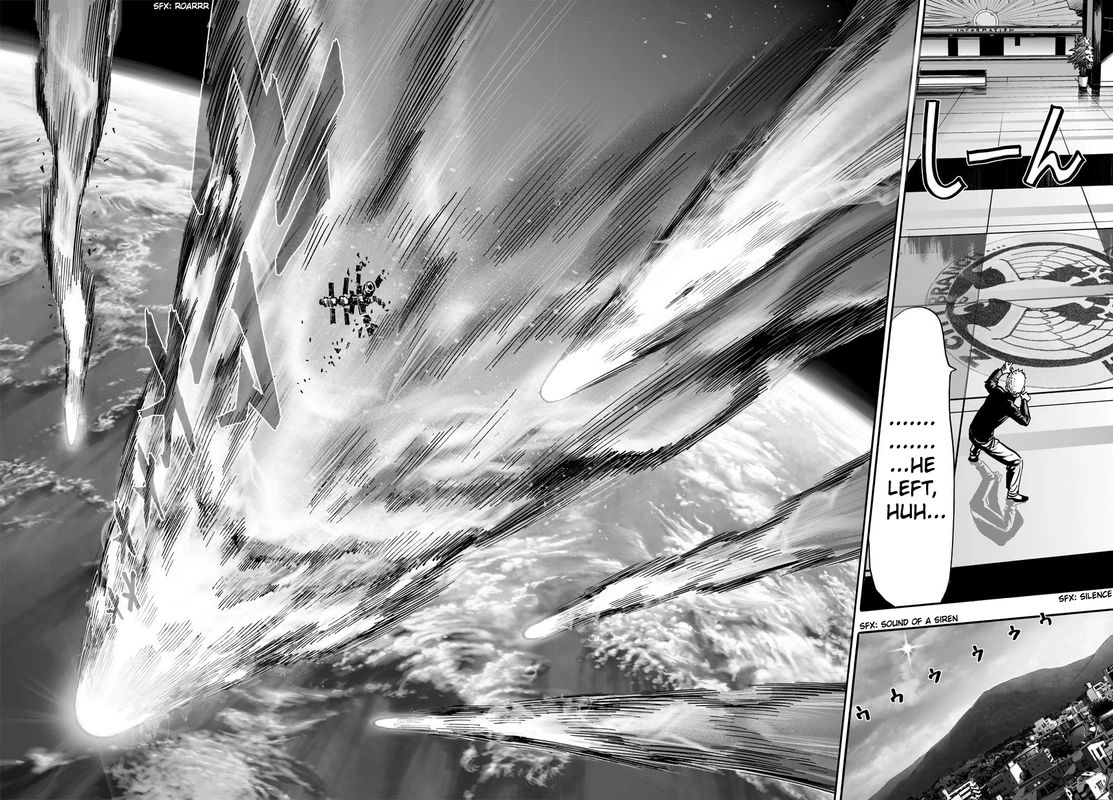 One Punch Man Manga Chapter 21 page 30 - Giant Meteor