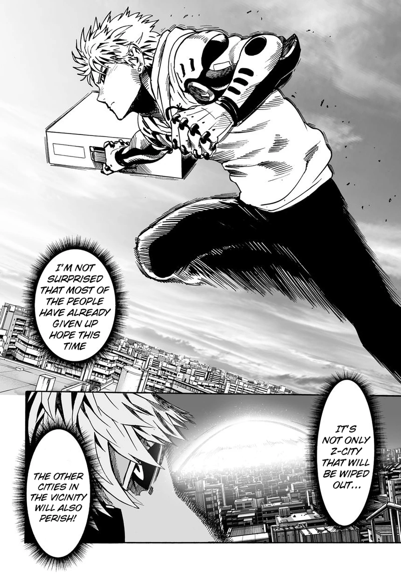 One Punch Man Manga Chapter 21 page 34 - Giant Meteor