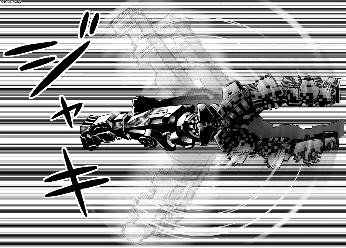 One Punch Man Manga Chapter 21 page 38 - Giant Meteor