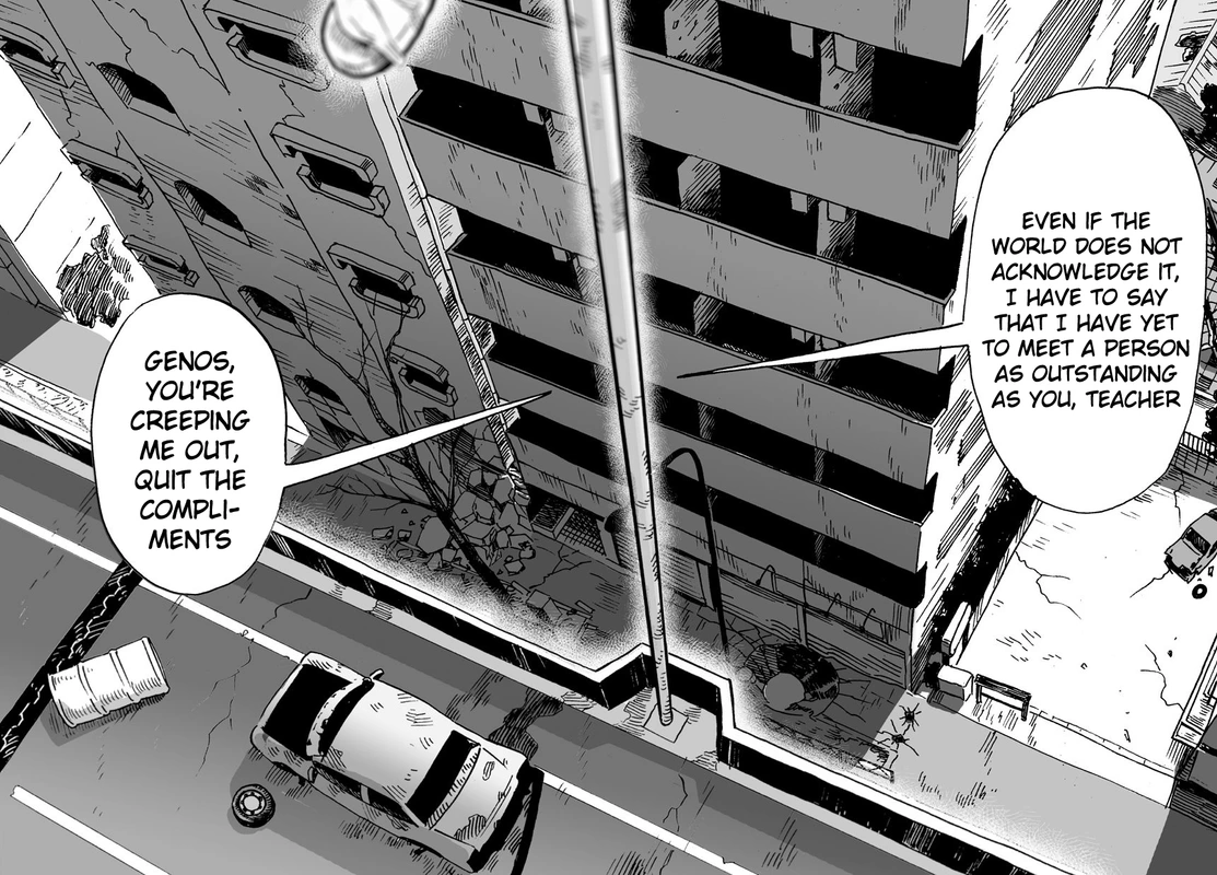 One Punch Man Manga Chapter 21 page 4 - Giant Meteor