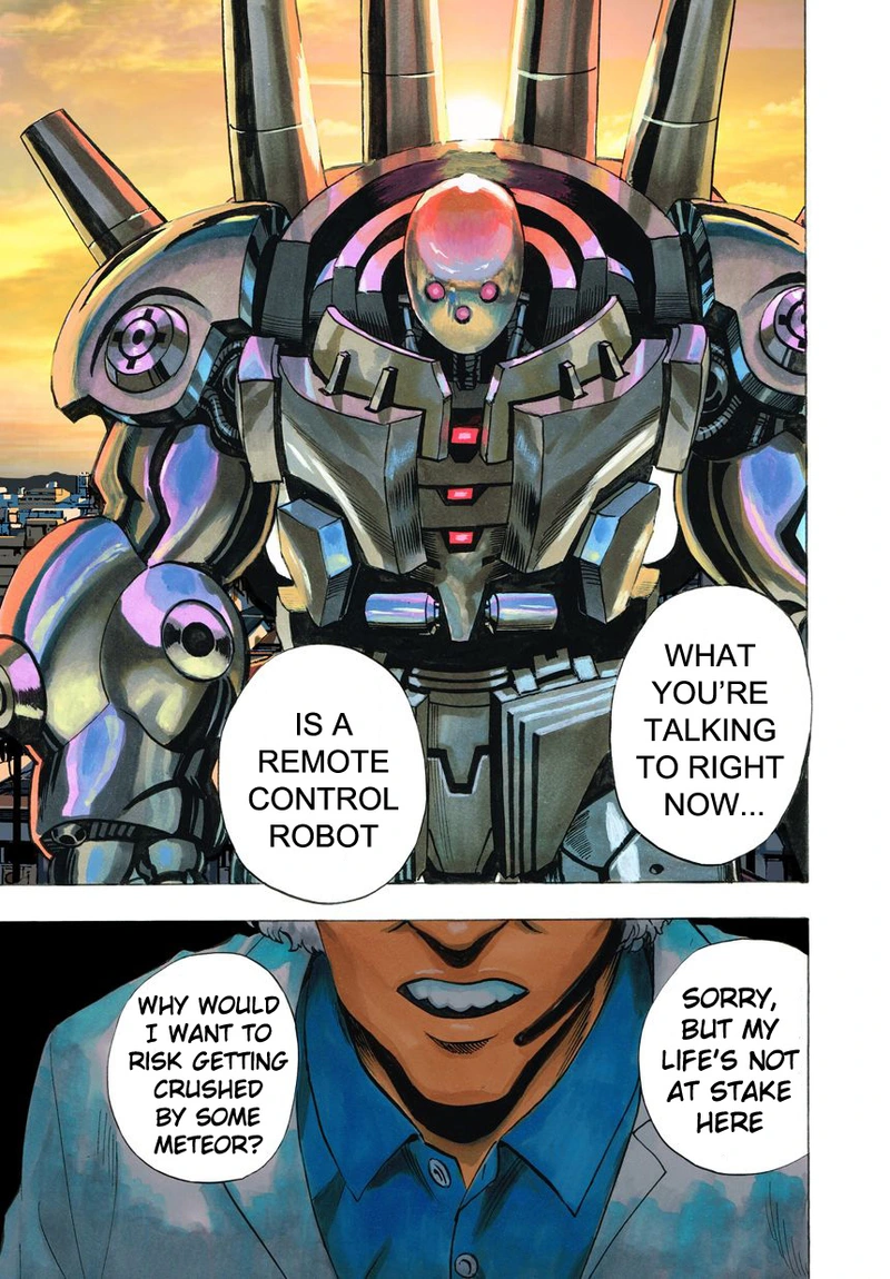 One Punch Man Manga Chapter 21 page 72 - Giant Meteor