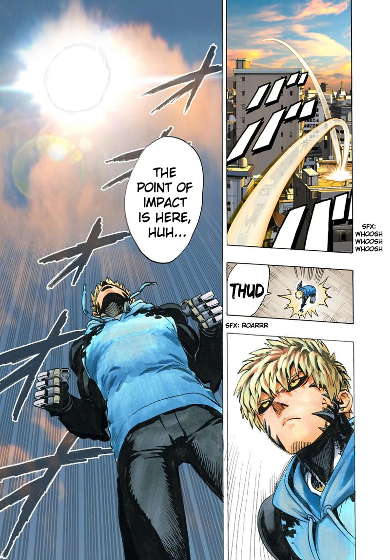 One Punch Man Manga Chapter 21 page 74 - Giant Meteor