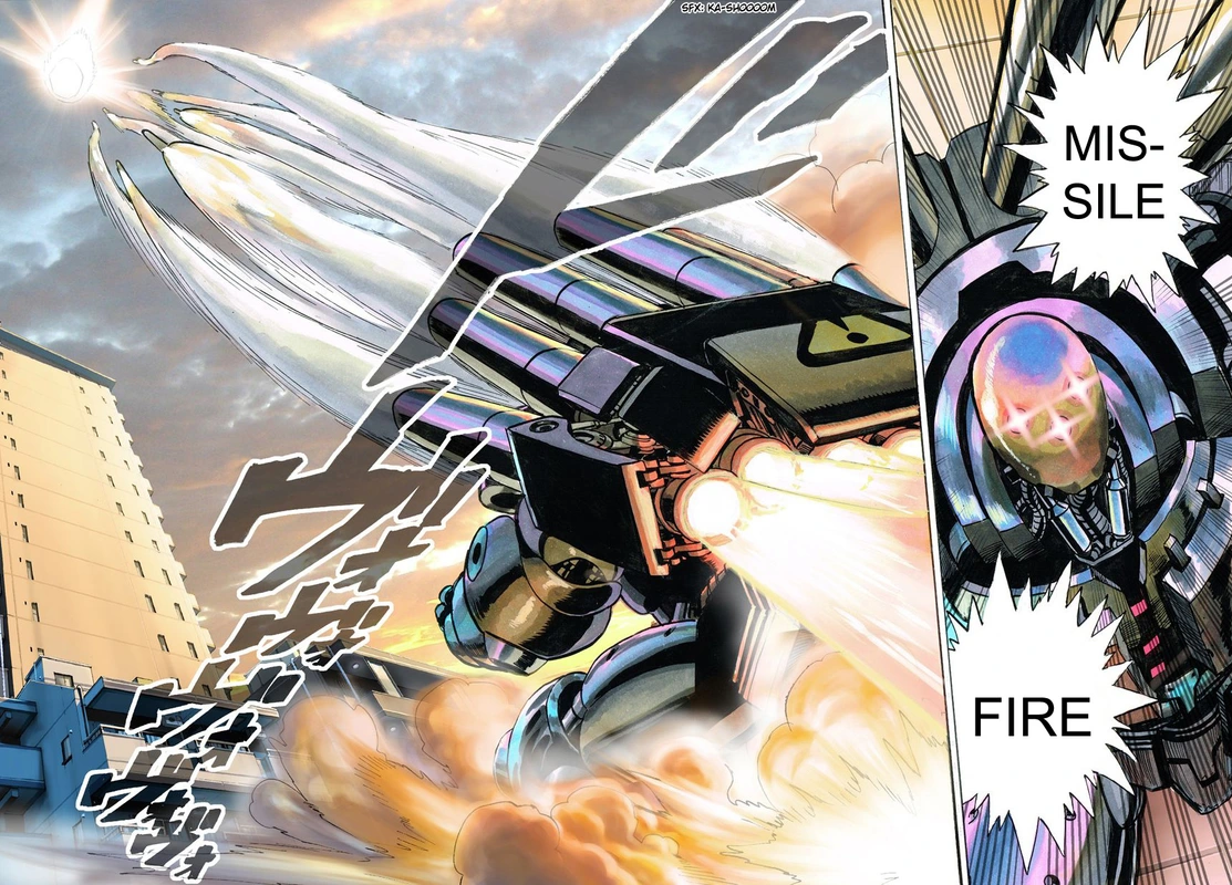 One Punch Man Manga Chapter 21 page 75 - Giant Meteor