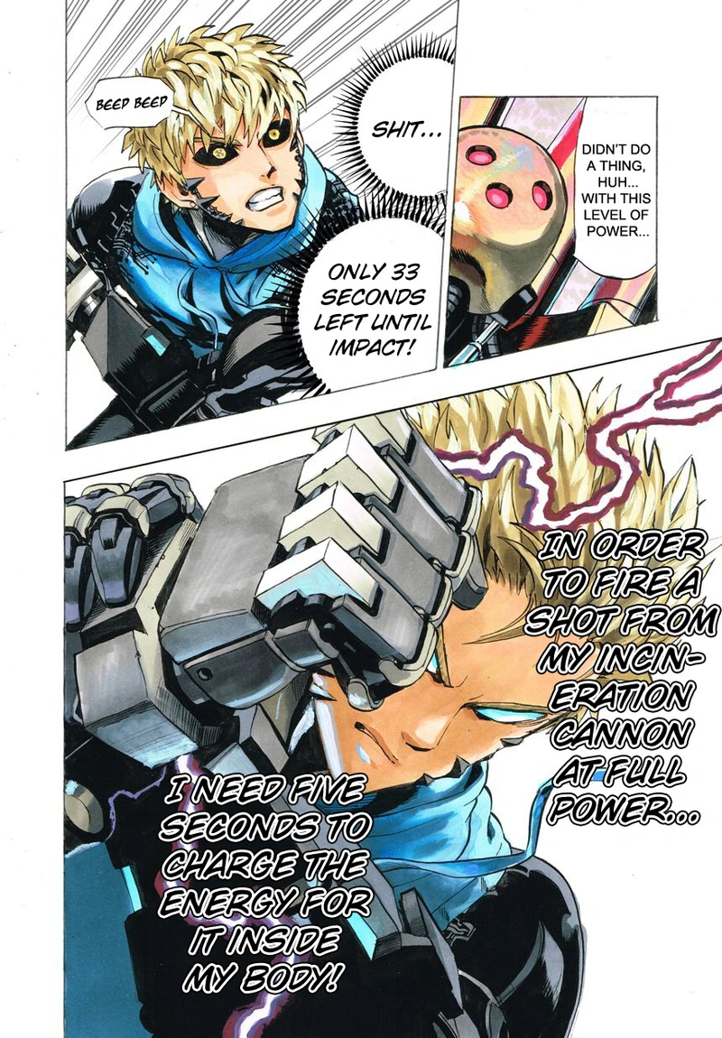 One Punch Man Manga Chapter 21 page 81 - Giant Meteor