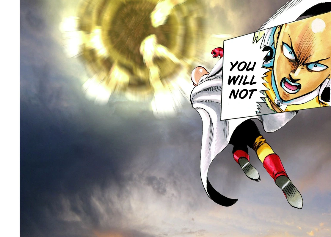 One Punch Man Manga Chapter 21 page 98 - Giant Meteor