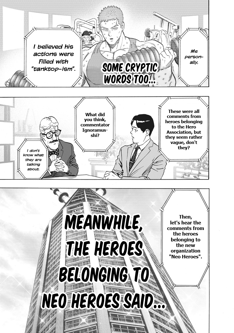One Punch Man Manga Chapter 218 page 18 - Just Getting Started