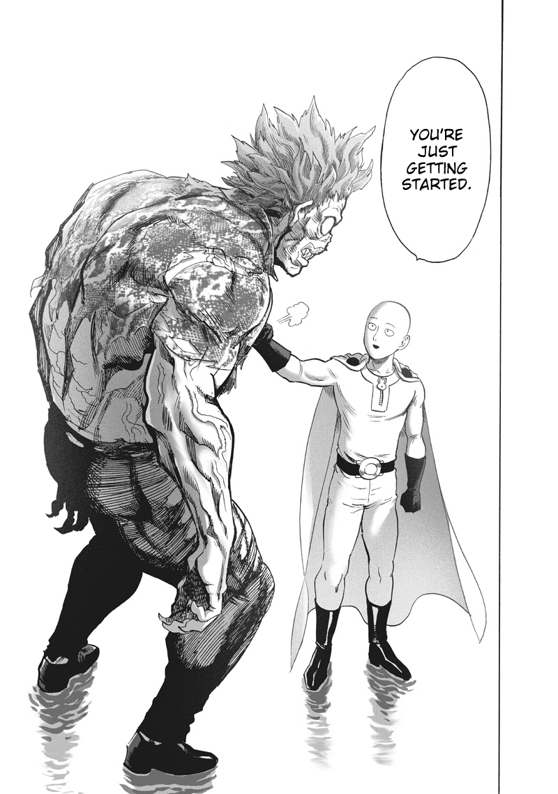 One Punch Man Manga Chapter 218 page 6 - Just Getting Started