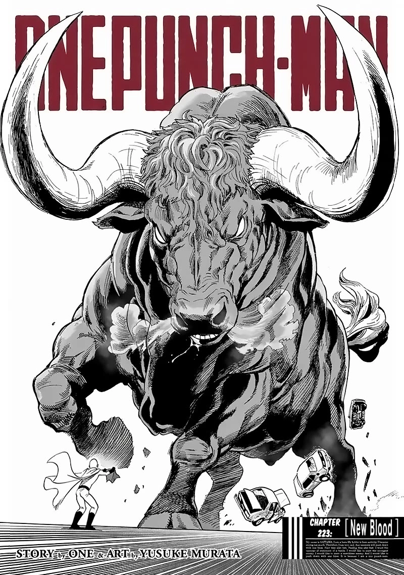 One Punch Man Manga Chapter 223 page 1 - New Blood