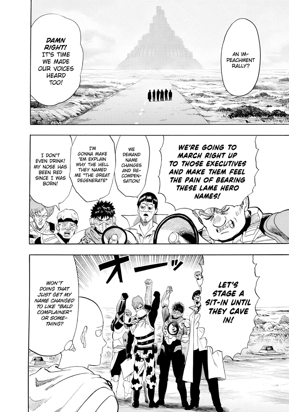 One Punch Man Manga Chapter 226 page 2 - Fierce Power