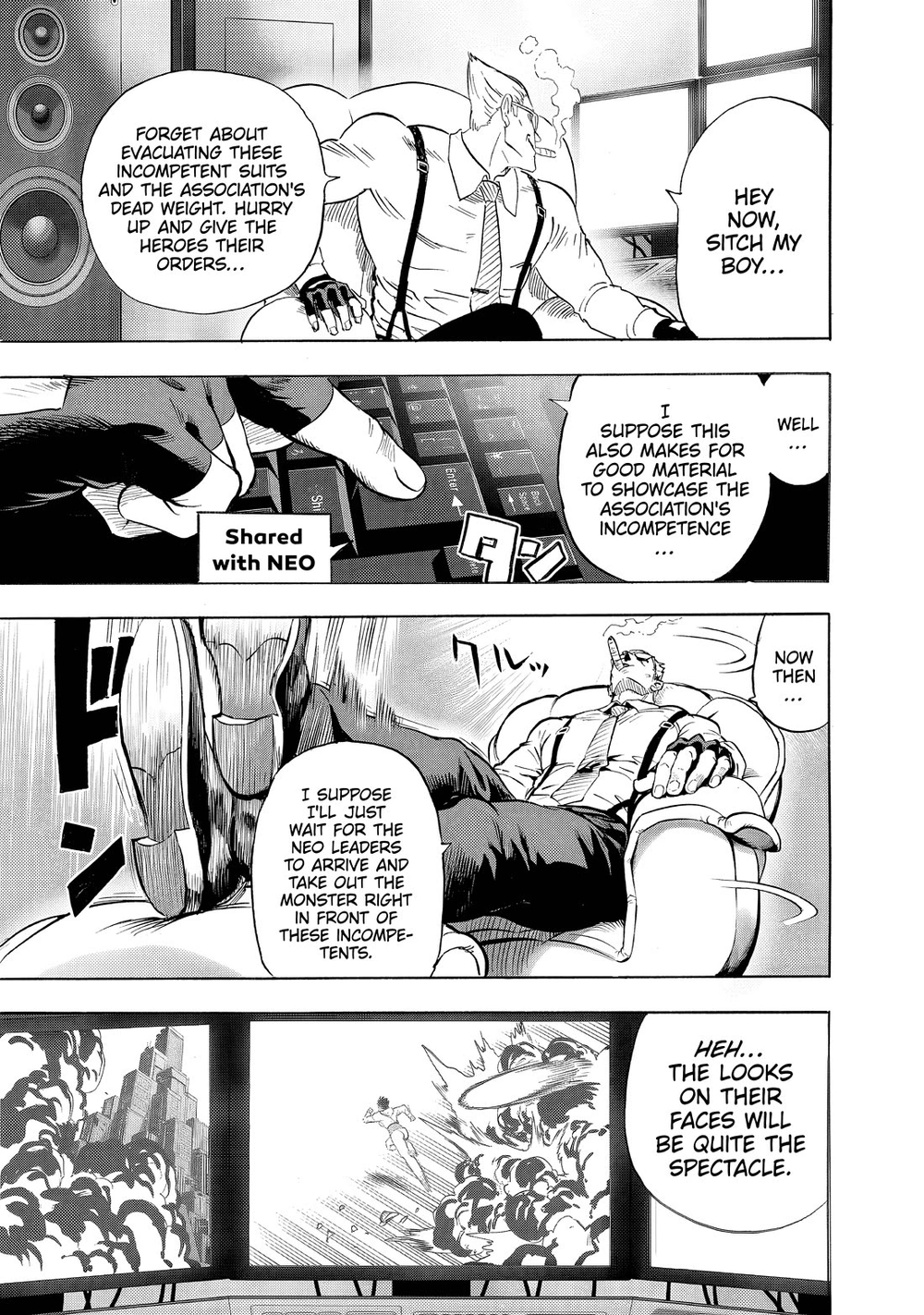 One Punch Man Manga Chapter 229 page 11 - Interception