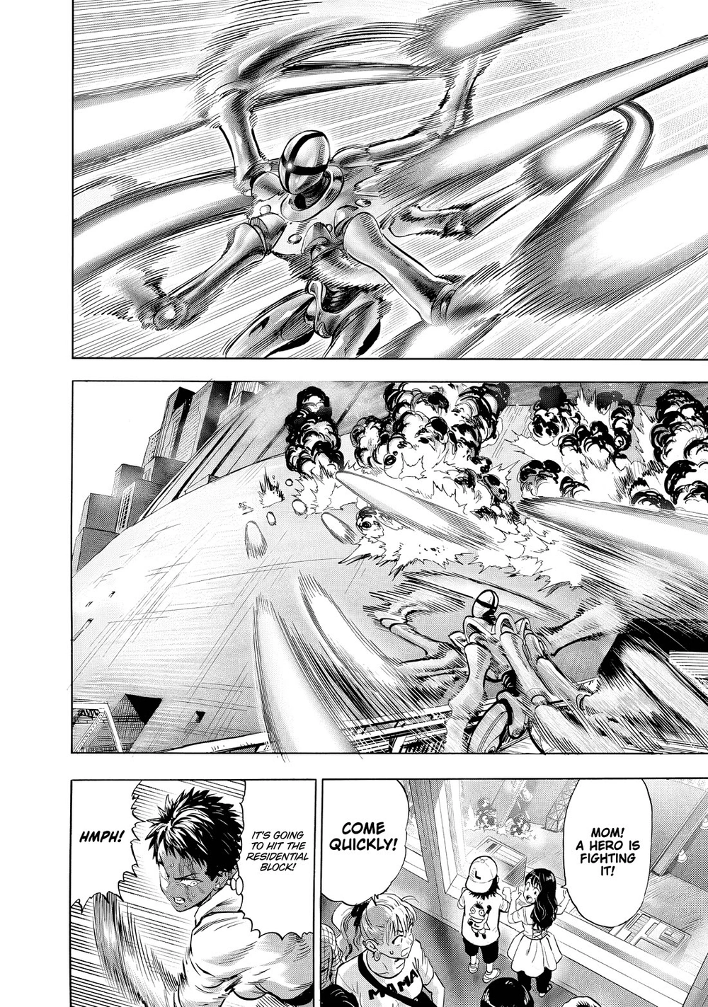One Punch Man Manga Chapter 229 page 12 - Interception