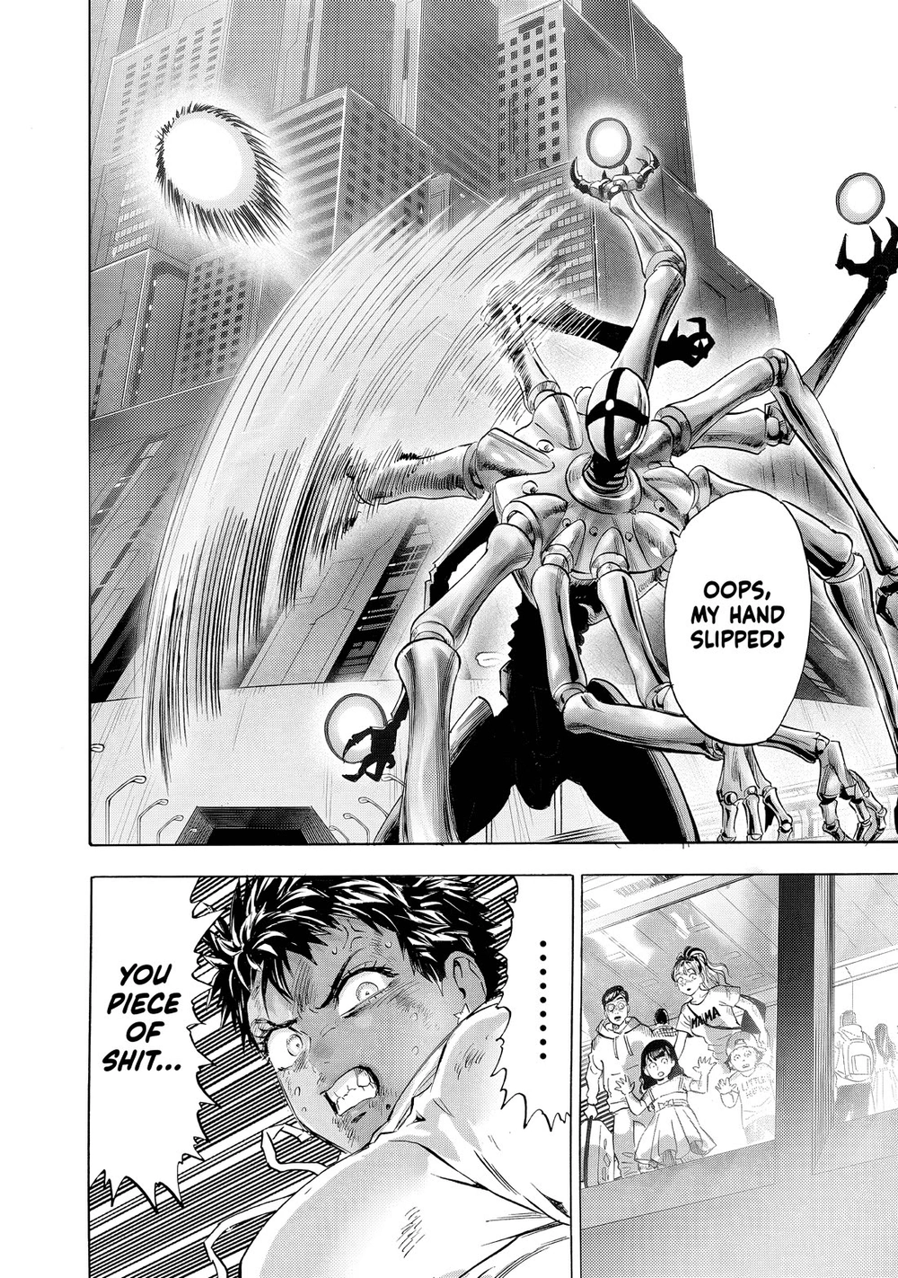 One Punch Man Manga Chapter 229 page 14 - Interception