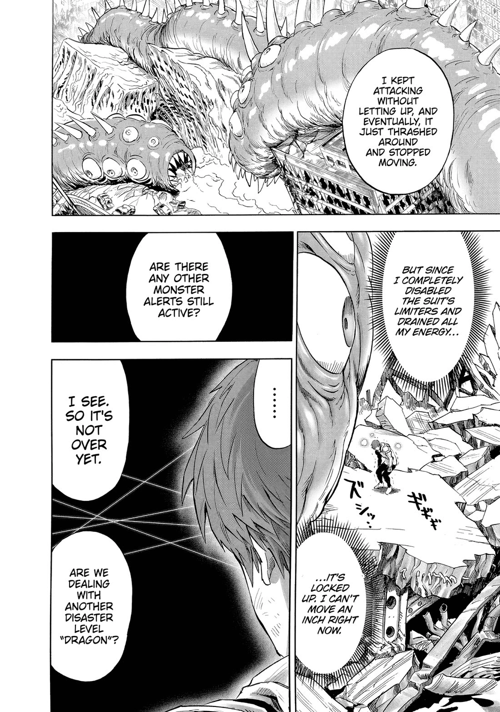 One Punch Man Manga Chapter 229 page 4 - Interception