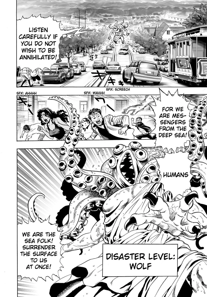 One Punch Man Manga Chapter 23 page 2 - Threat from the Sea