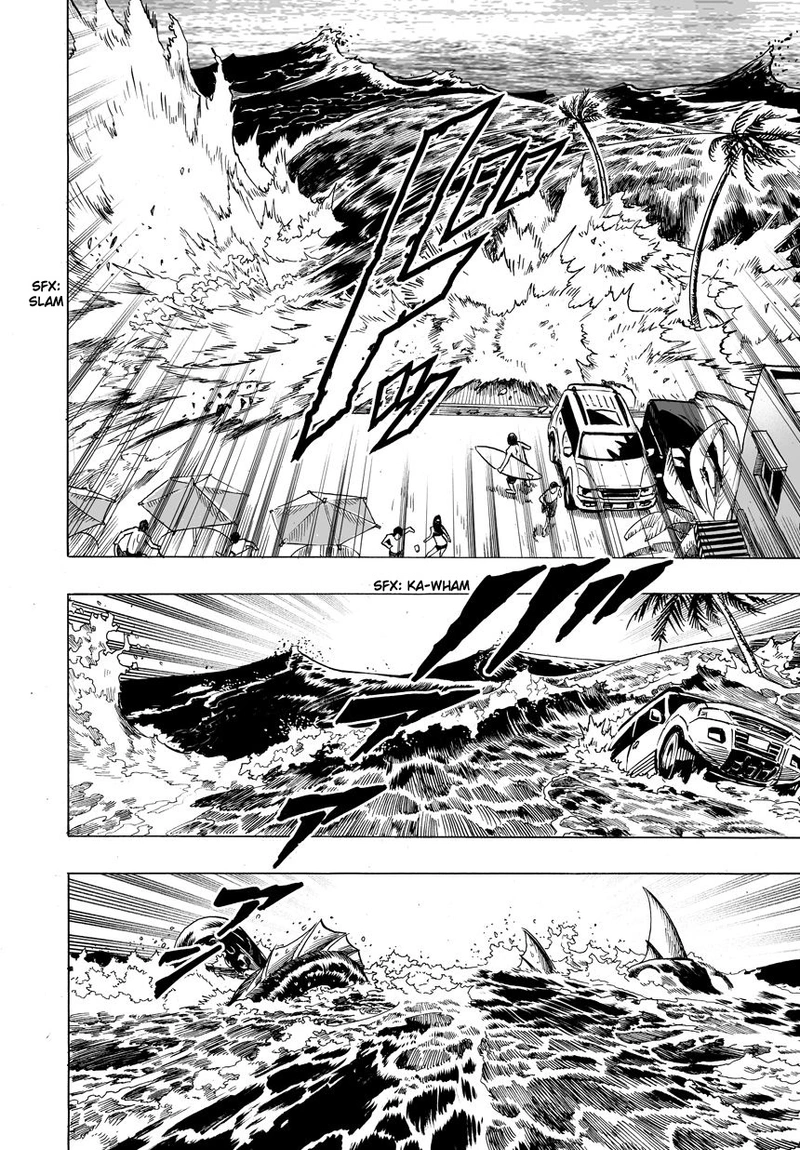One Punch Man Manga Chapter 23 page 6 - Threat from the Sea