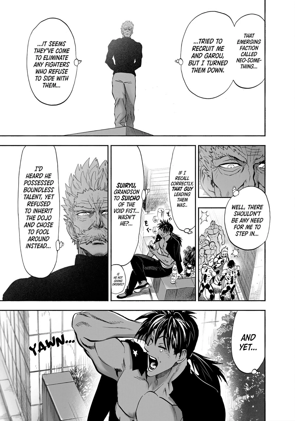 One Punch Man Manga Chapter 234 page 9 - Guardianship