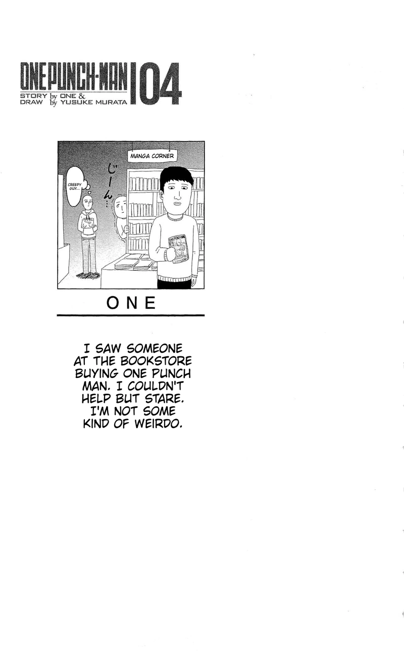 One Punch Man Manga Chapter 24.5 page 37 - Prison | Volume 4 Extras