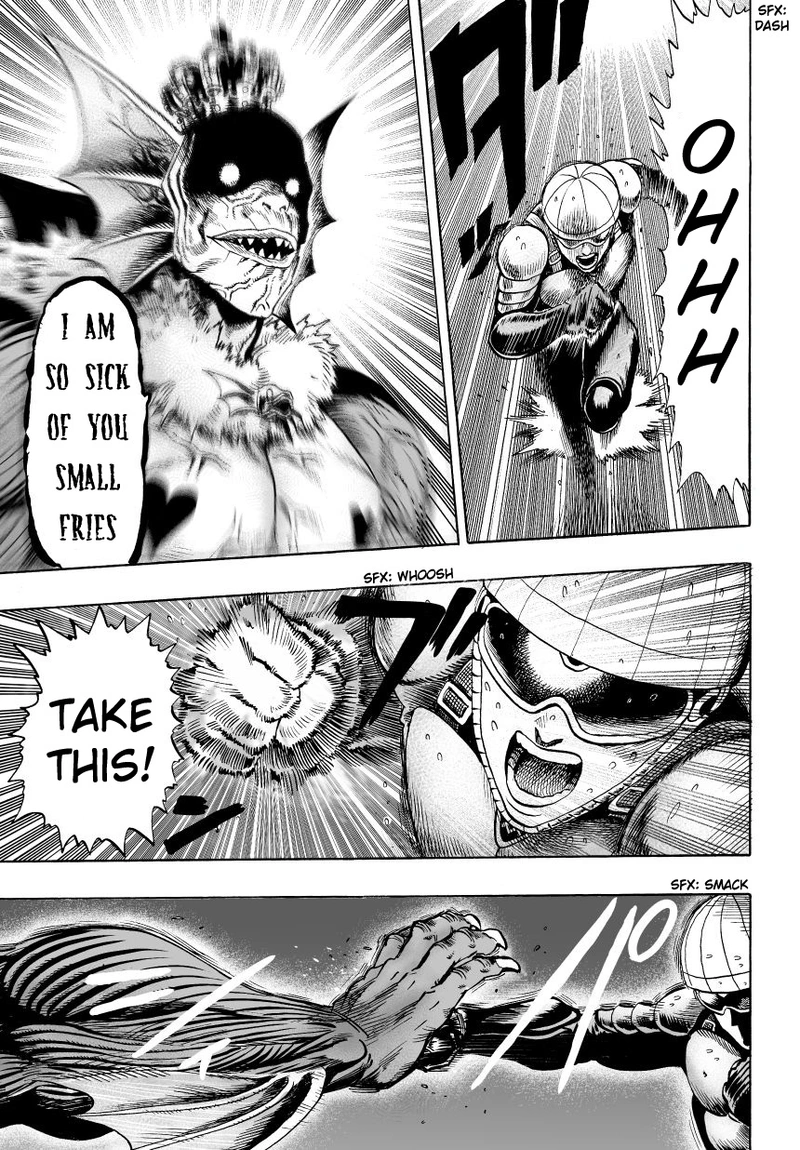 One Punch Man Manga Chapter 27 page 12 - Beat-Up But Shining