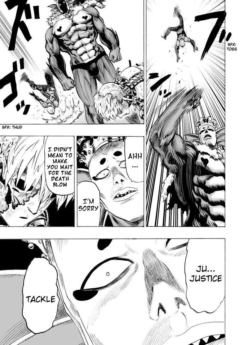 One Punch Man Manga Chapter 27 page 14 - Beat-Up But Shining